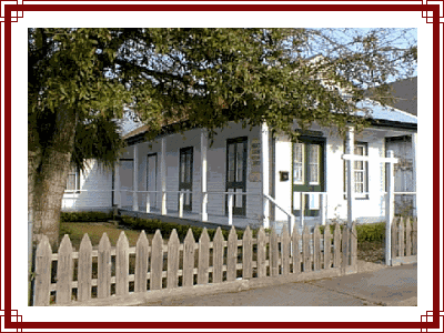 The Kate Lobrano House on Cue Street, home to the Hancock County Historical Society