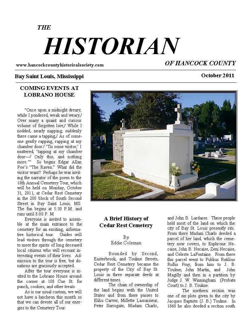 Historian 11-10 page 1